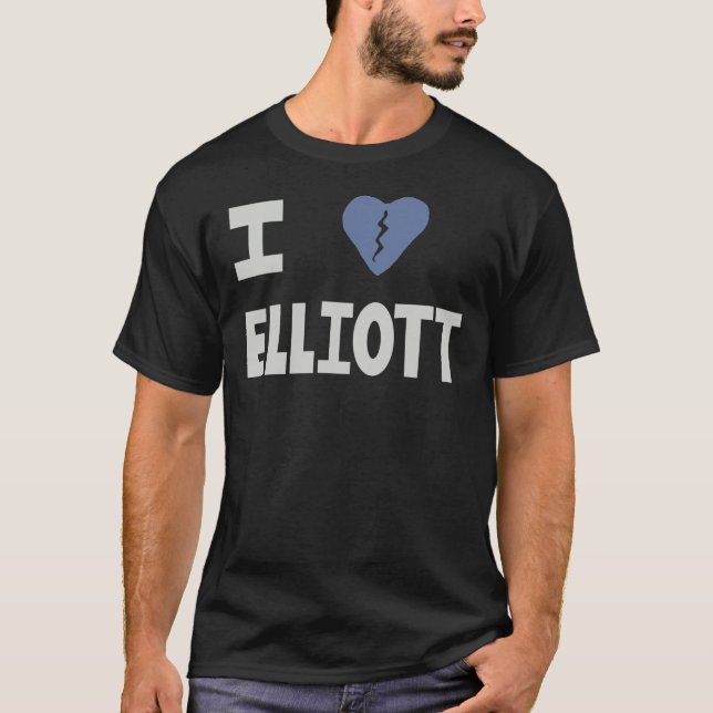 Elliott Smith Tribute - I Broken Heart Elliott   T-Shirt (Vorderseite)