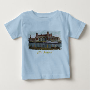 Ellis-Island-Bemaltes-Babyshirt Baby T-shirt