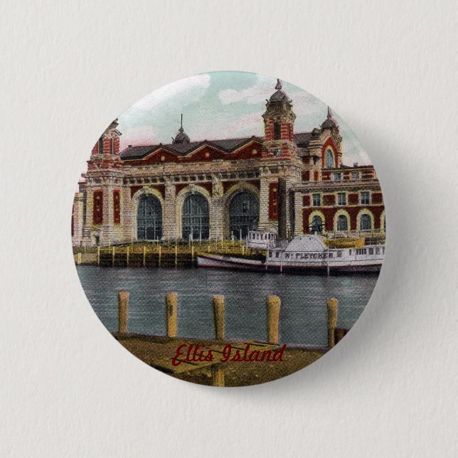 Ellis-Island-Button Button (Vorderseite)