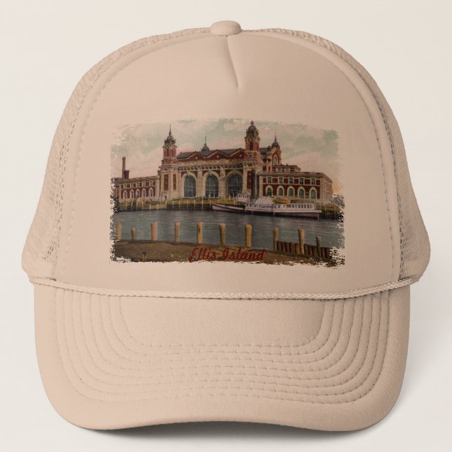 Ellis Island Hat Truckerkappe (Vorderseite)