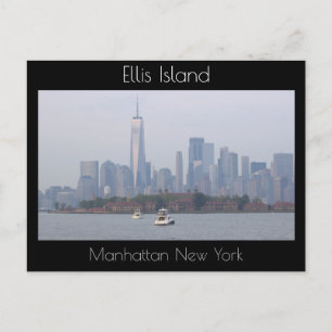 Ellis Island Manhattan New York Postcard Postkarte