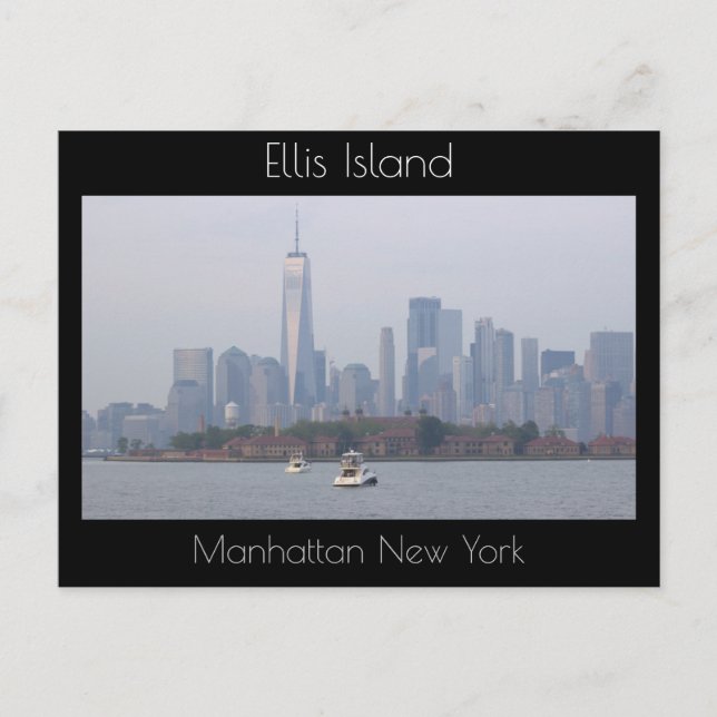 Ellis Island Manhattan New York Postcard Postkarte (Vorderseite)