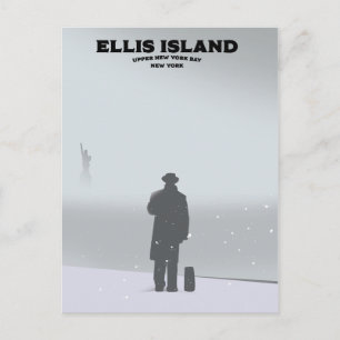 Ellis Island New York NYC Postkarte