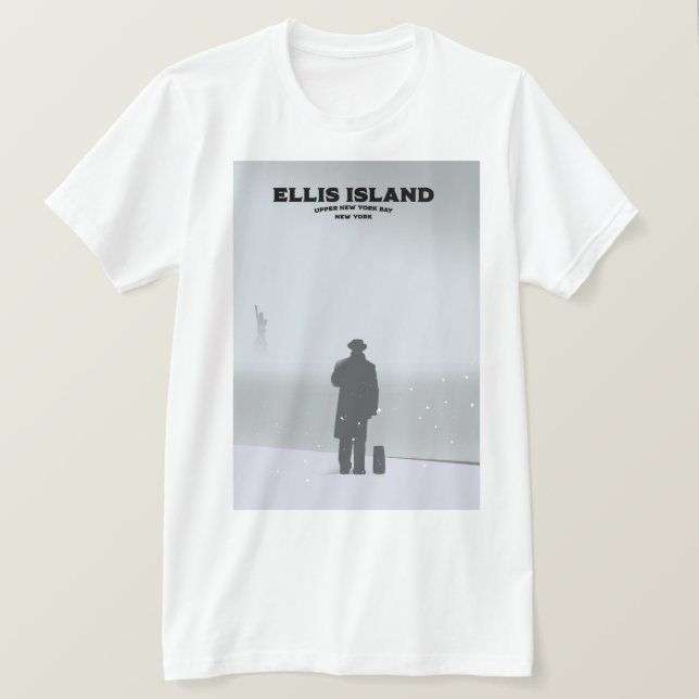 Ellis Island New York NYC T-Shirt (Design vorne)