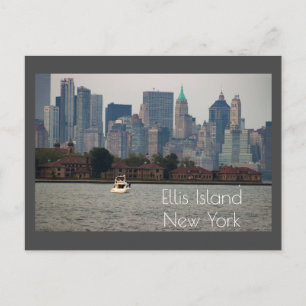 Ellis Island New York Postcard Postkarte