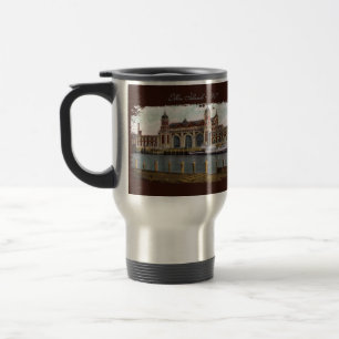 Ellis Island Painted Travel Mug Reisebecher