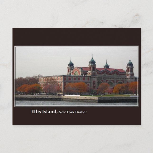 Ellis Island Postcard Postkarte (Vorderseite)