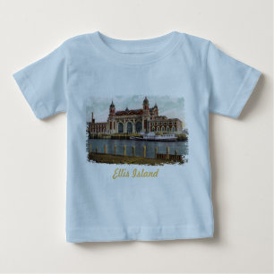 Ellis- Islandgemaltes Baby-Shirt Baby T-shirt