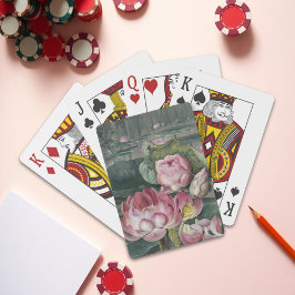 Ellis Rowan Sacred Lotus Water Lily Vintage Blume Spielkarten