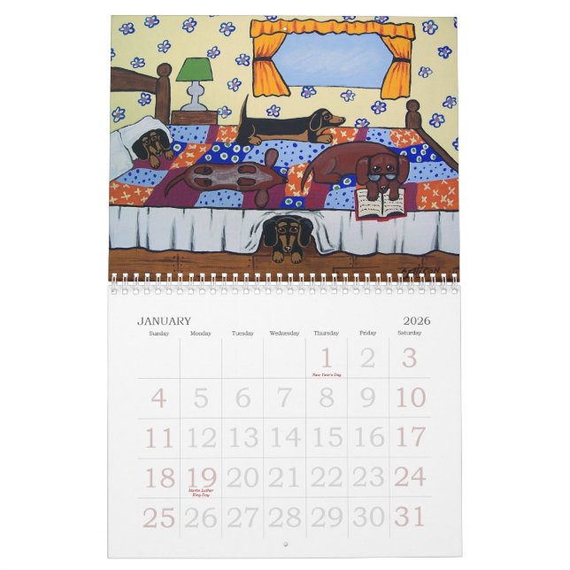 Ellison Art Calander 2024 Kalender (Jan 2026)