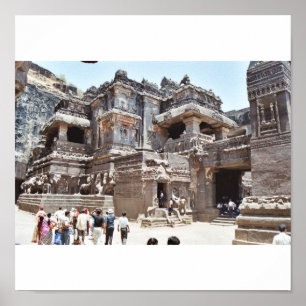 Ellora Tempel Poster