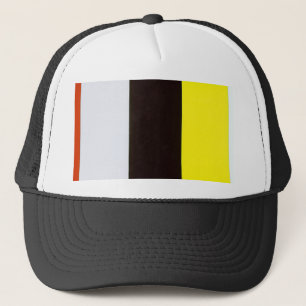 Ellsworth Kelly Gelb Weiß und Schwarz Truckerkappe