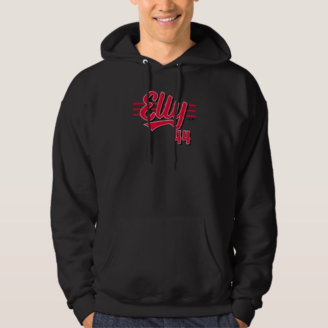 Elly De La Cruz - Cincinnati Script - Cincinnati B Hoodie (Vorderseite)