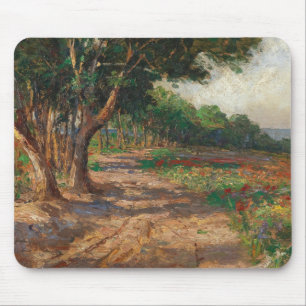 Elm gesäumte Promenade in Euxinograd Mousepad
