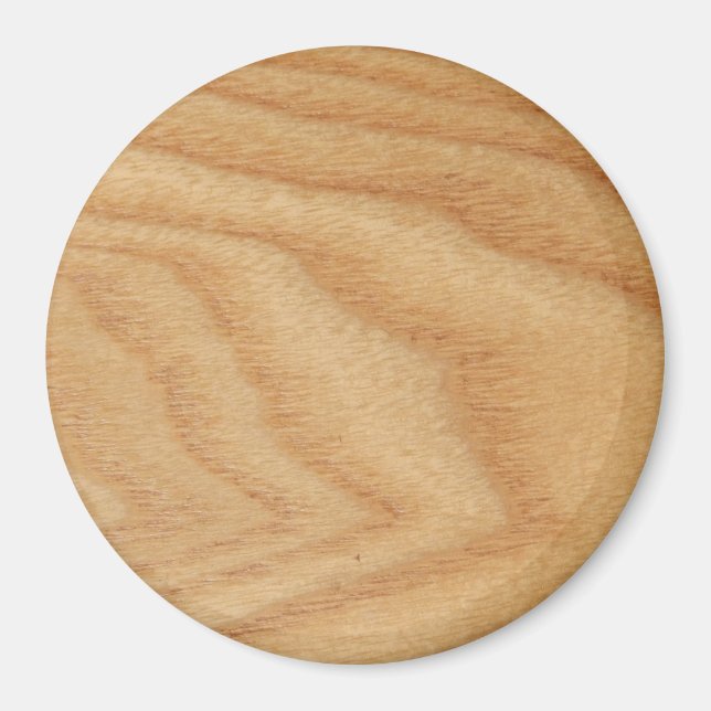 Elm Woodgrain Large Round Magnet (Vorne)