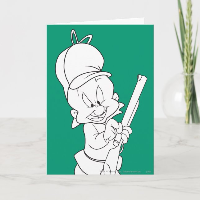 ELMER FUDD™ Jagd Karte (Vorderseite)