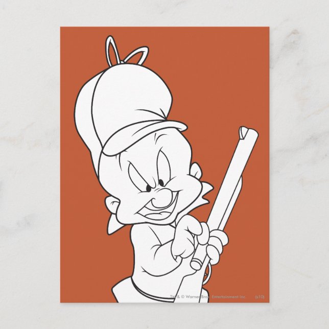 ELMER FUDD™ Jagd Postkarte (Vorderseite)