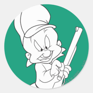 ELMER FUDD™ Jagd Runder Aufkleber