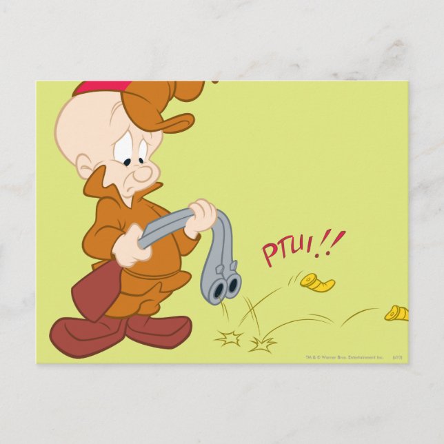 ELMER FUDD™'s Gun Failure Postkarte (Vorderseite)