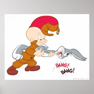 ELMER FUDD™ und BUGS BUNNY™ Poster