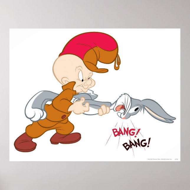 ELMER FUDD™ und BUGS BUNNY™ Poster (Vorne)