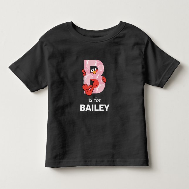Elmo Alphabet | B Blasen Kleinkind T-shirt (Vorderseite)