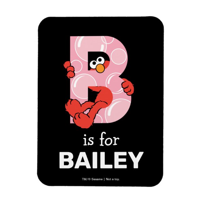 Elmo Alphabet | B Blasen Magnet (Vertikal)