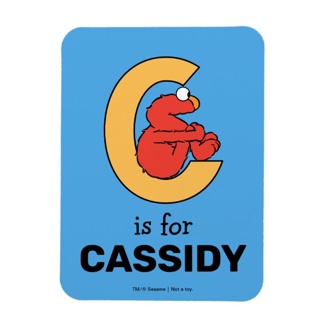 Elmo Alphabet | C Orange Magnet (Vertikal)