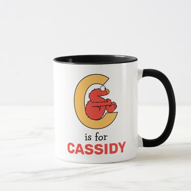 Elmo Alphabet | C Orange Tasse (Rechts)