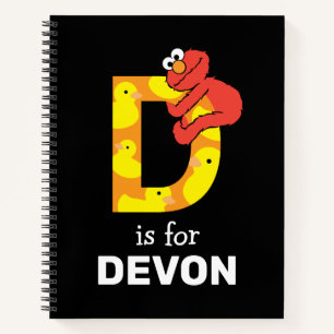 Elmo Alphabet D Duck Notizbuch