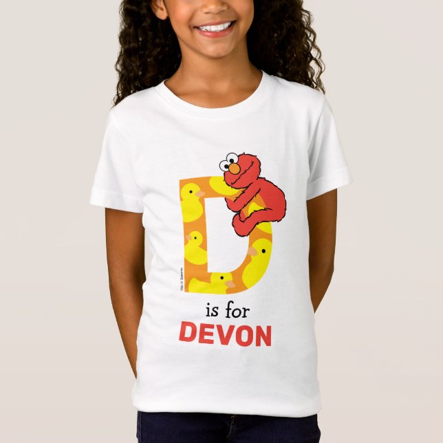 Elmo Alphabet | D Duck T-Shirt (Vorderseite)