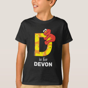 Elmo Alphabet   D Duck T-Shirt