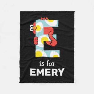 Elmo Alphabet   E Eier Fleecedecke