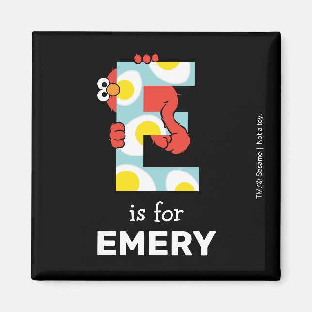 Elmo Alphabet | E Eier Magnet (Vorne)