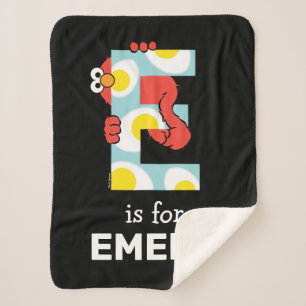 Elmo Alphabet   E Eier Sherpadecke
