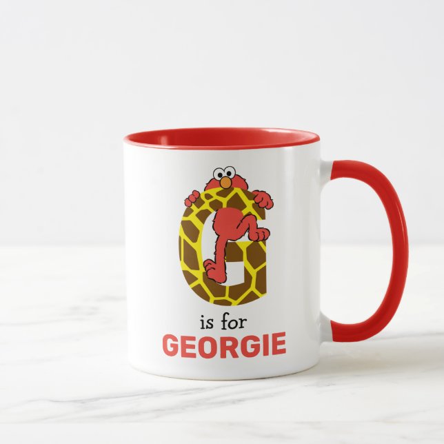 Elmo Alphabet | G Giraffe Tasse (Rechts)