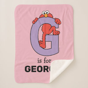 Elmo Alphabet   G LILA Sherpadecke