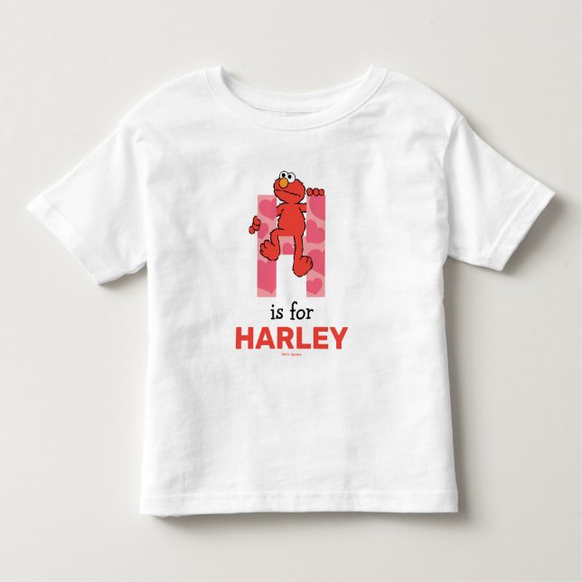 Elmo Alphabet | H Herz Kleinkind T-shirt (Vorderseite)