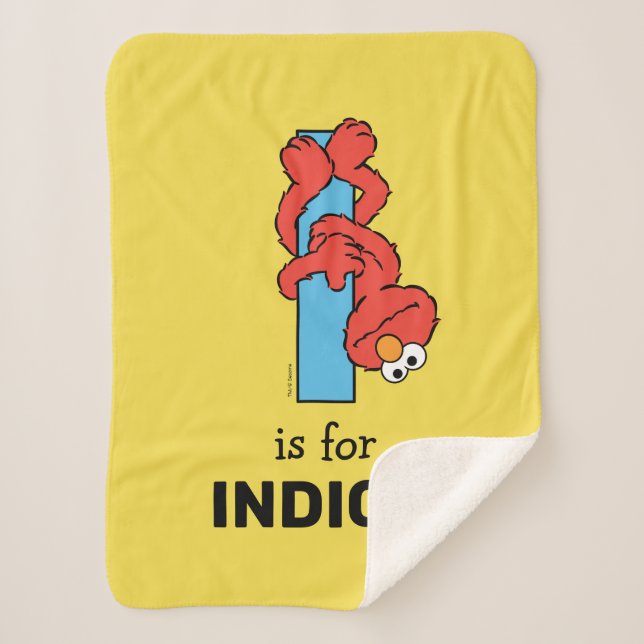 Elmo Alphabet | I Blau Sherpadecke (Vorderseite)