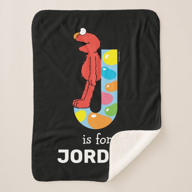 Elmo Alphabet | J Jelly Bean Sherpadecke (Vorderseite)