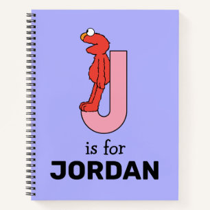 Elmo Alphabet J Pink Notizbuch