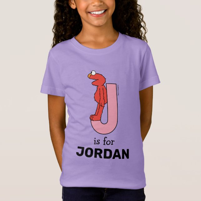Elmo Alphabet | J Pink T-Shirt (Vorderseite)