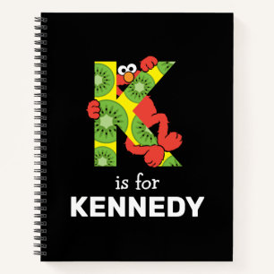 Elmo Alphabet K Kiwi Notizbuch
