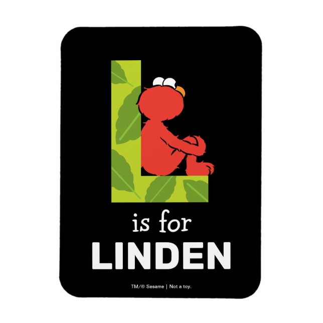 Elmo Alphabet | L Leaf Magnet (Vertikal)