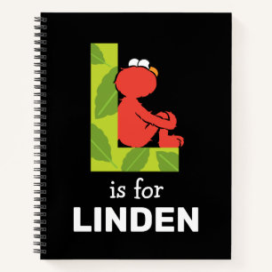 Elmo Alphabet   L Leaf Notizbuch