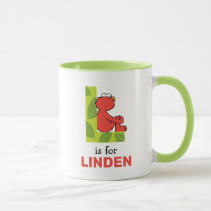 Elmo Alphabet L Leaf Tasse