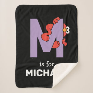 Elmo Alphabet M LILA Sherpadecke