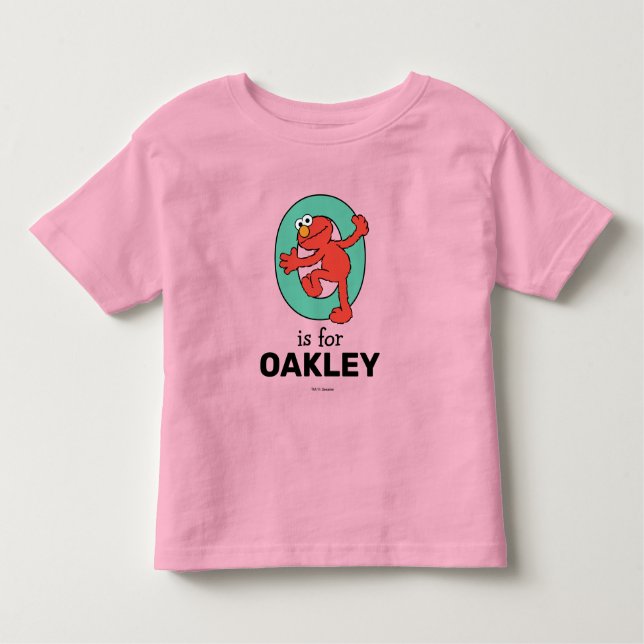 Elmo Alphabet | O AQUAMARIN Kleinkind T-shirt (Vorderseite)