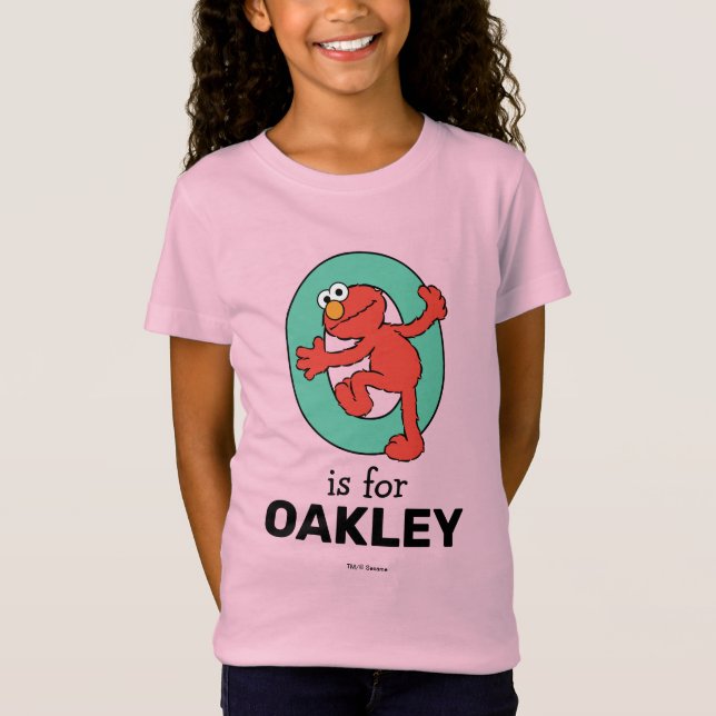 Elmo Alphabet | O AQUAMARIN T-Shirt (Vorderseite)