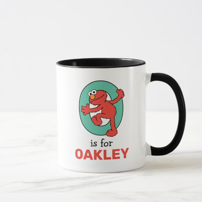 Elmo Alphabet | O AQUAMARIN Tasse (Rechts)